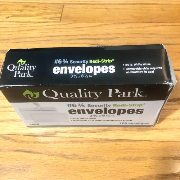 Quality Park #6 3/4 Security Redi-Strip Envelopes - Picture 2 of 5